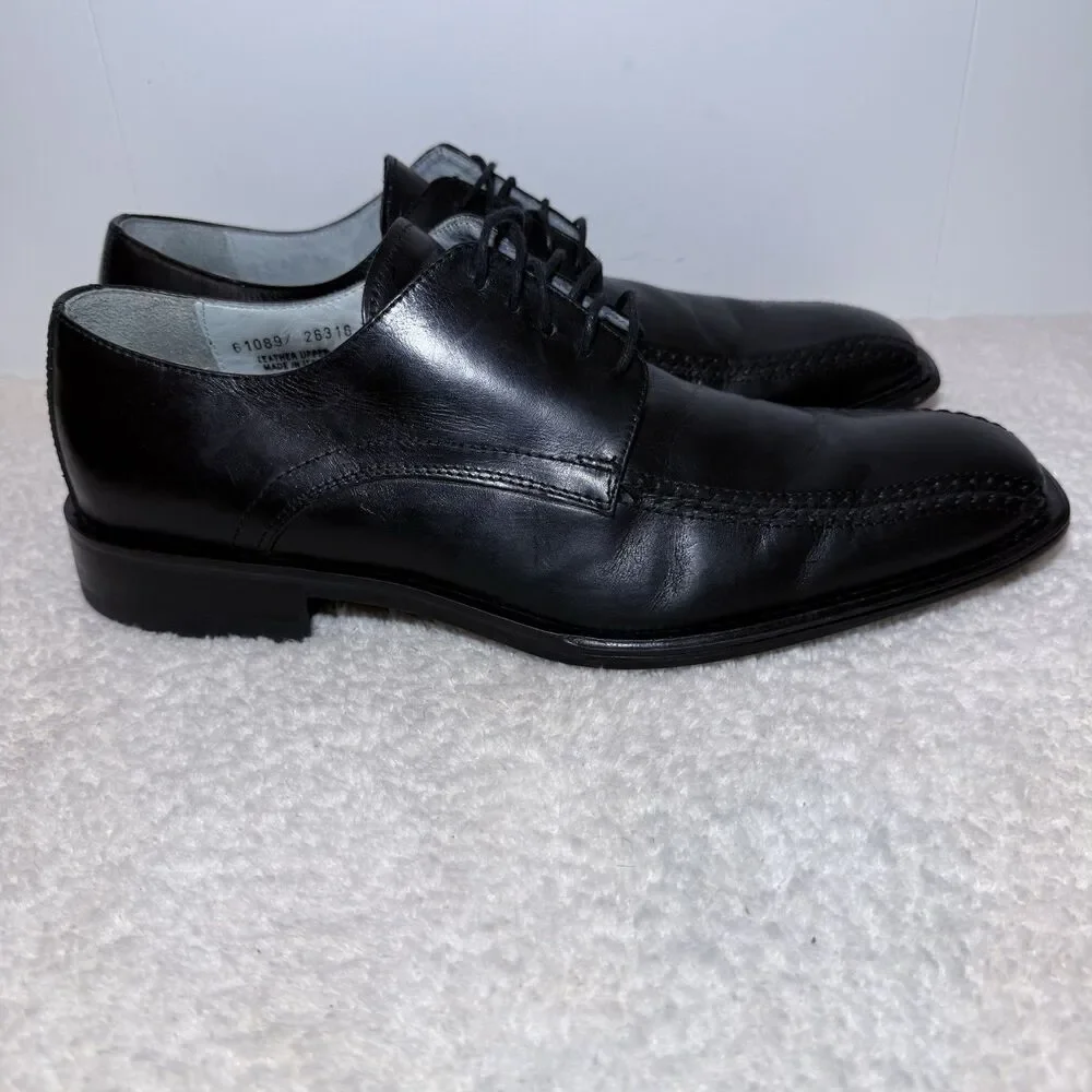 Kenneth Cole Reaction Shoes Mens 11.5M Get Busy Dress Oxford Black Leather